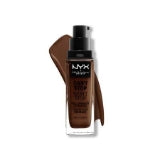NYX Professional Makeup Can T Stop Won T Stop 24HR Full Coverage Liquid Foundation Matte Finish Deep Espresso