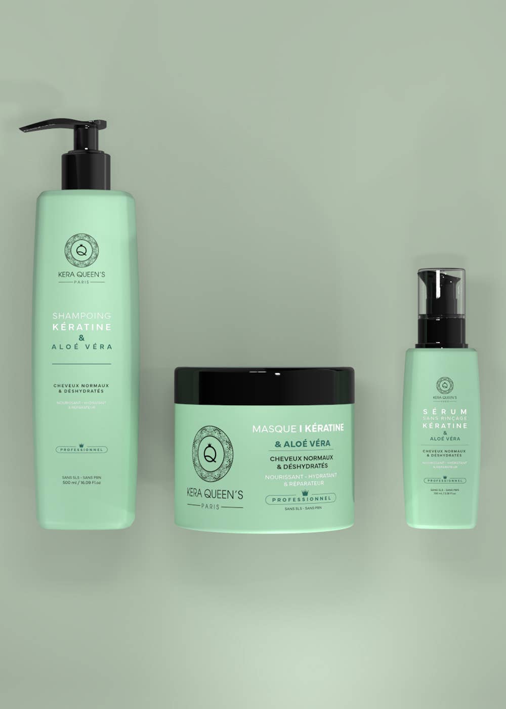 Keratin & Aloe Vera Hair Care Trio