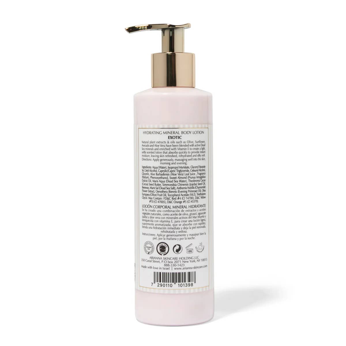 Exotic Scent Hydrating Mineral Body Lotion