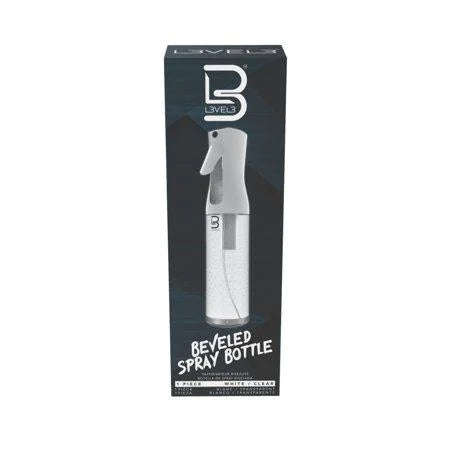 L3VEL3 Beveled Spray Bottle- White