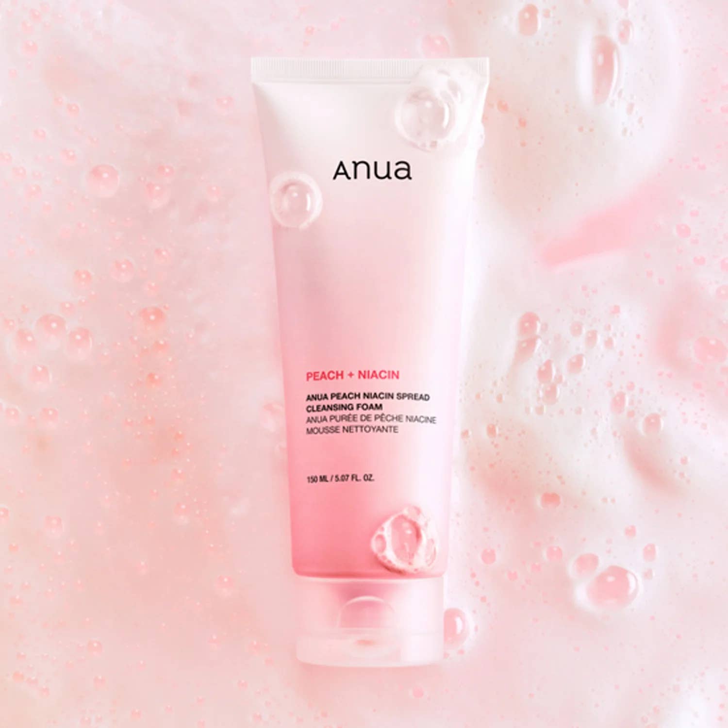 [Anua] Peach Niacin Spread Cleansing Foam, 150ml