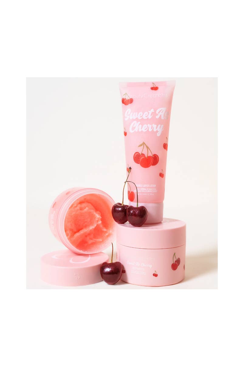 Beauty Creations FC-BS6 Cherry Sugar Body Scrub - 6pc