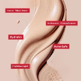 Mirabella Invincible for All HD Full Coverage Foundation Makeup, Liquid Foundation for Sensitive Skin and All Skin Types - Light L90