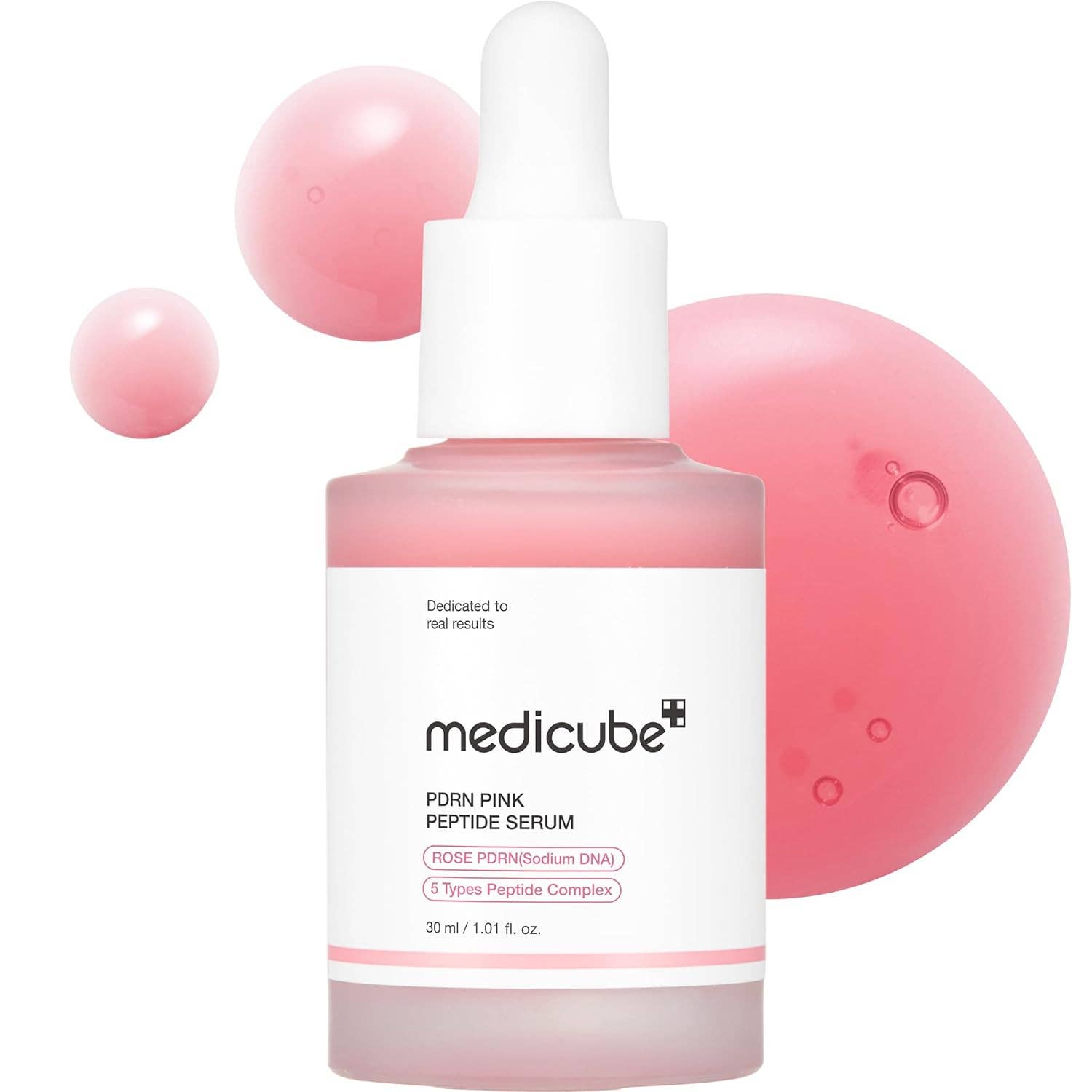 Medicube Salmon Dna Pdrn Pink Peptide Serum 30ml 1.01 Fl.oz.