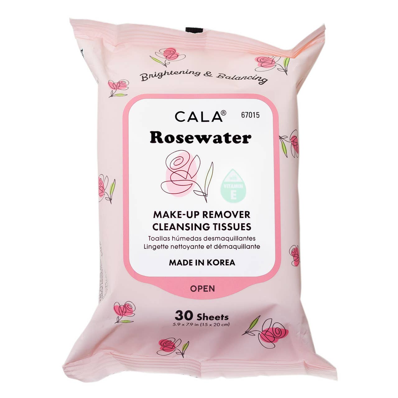 Cala Makeup Remover Wipes Tissue Cleanser