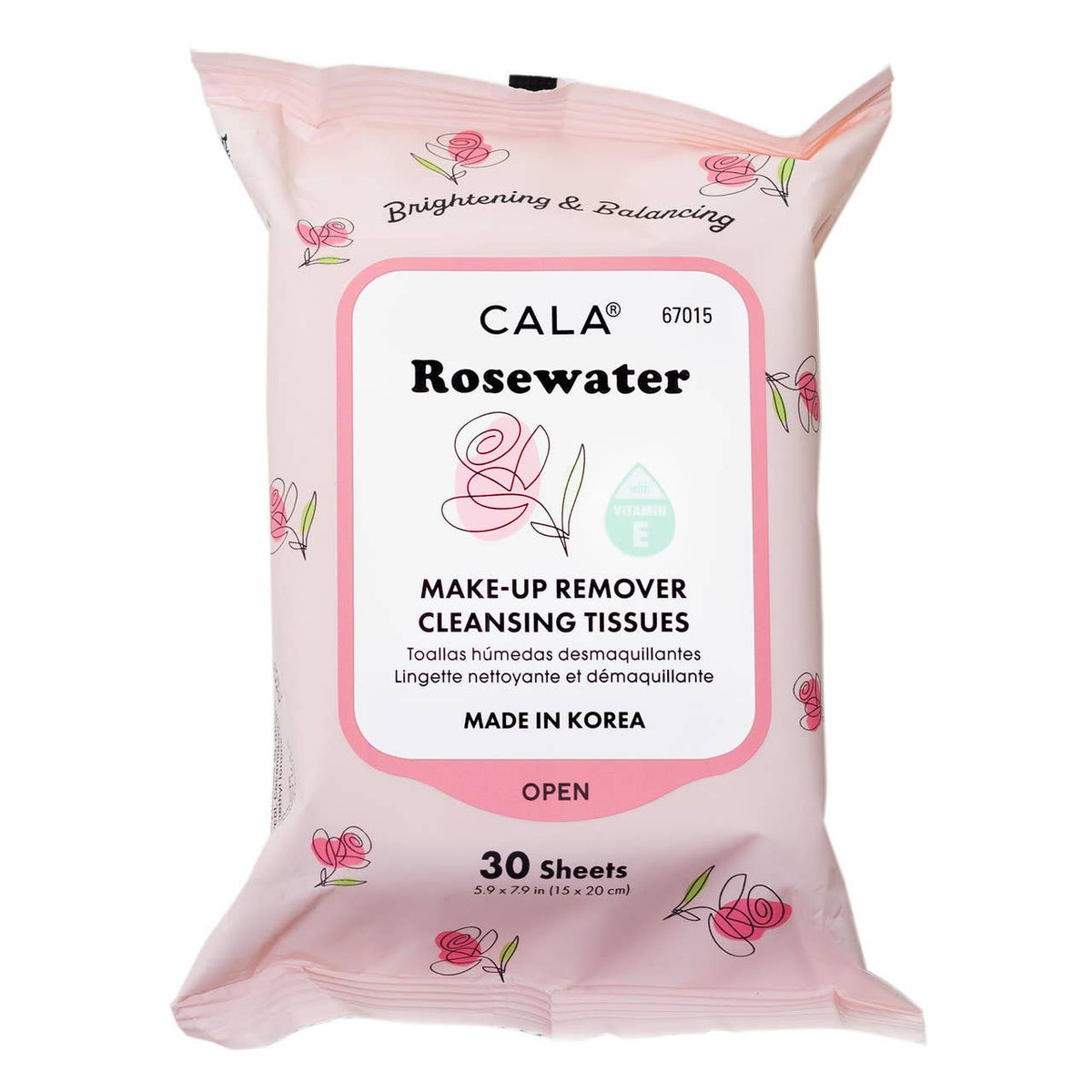 Cala Makeup Remover Wipes Tissue Cleanser