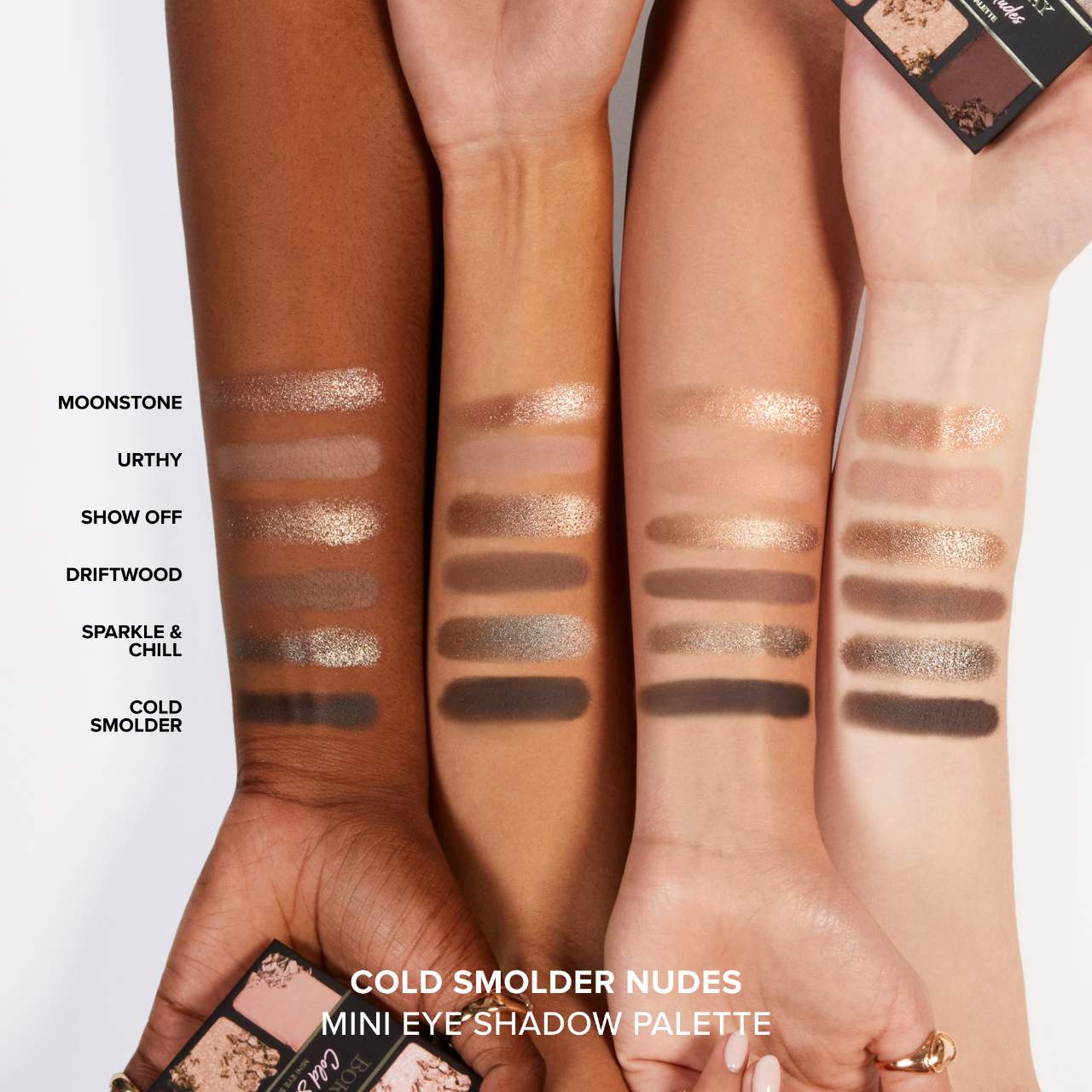Too Faced Born This Way Nude Mini Palette - Cold Smolder - 0.20oz