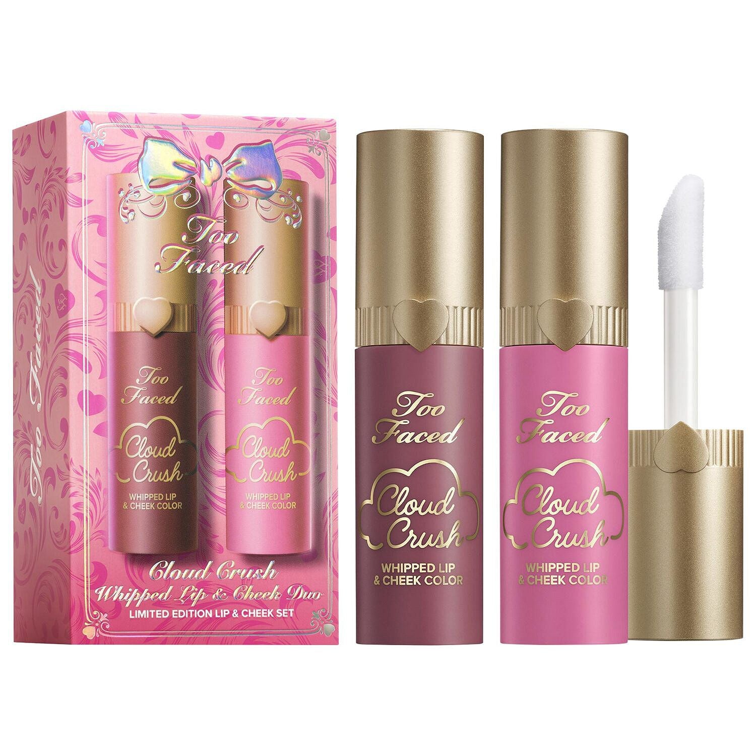 Too Faced Cloud Crush Whipped Lip & Cheek Duo Makeup Gift Set, Size: 0.3 fl oz C55